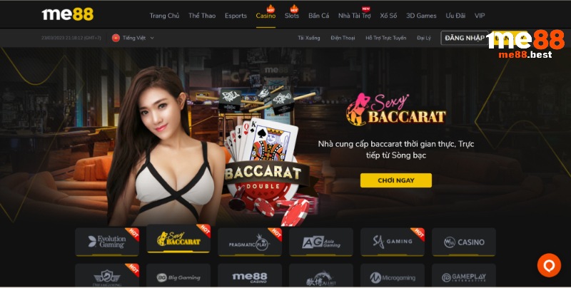 Hướng dẫn chơi game Baccarat Me88 dành cho tân thủ đơn giản dễ thắng nhất 2023