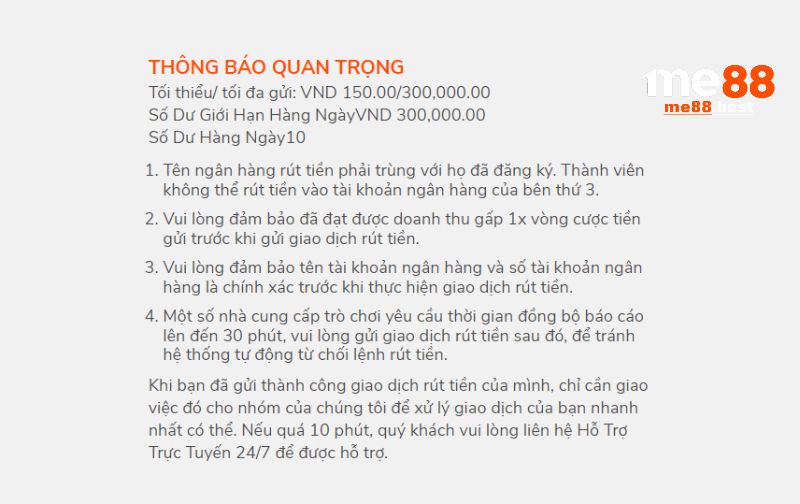 Hạn mức rút ra quá cao so với thực tế 