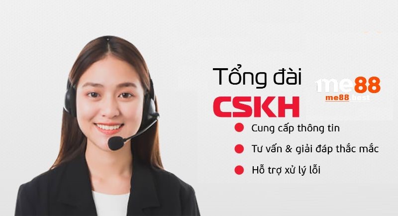 Gọi điện lên hotline Me88 nhờ hỗ trợ 