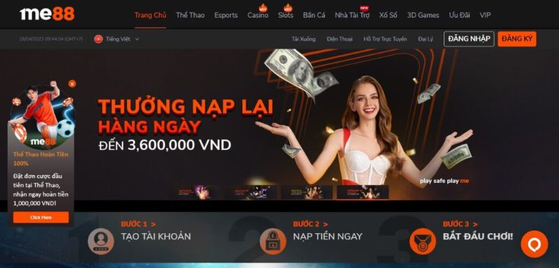 Giới thiệu nhà cái Me88 Link