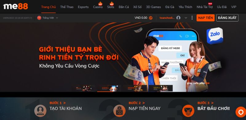 Những tính năng nổi bật của Me88app